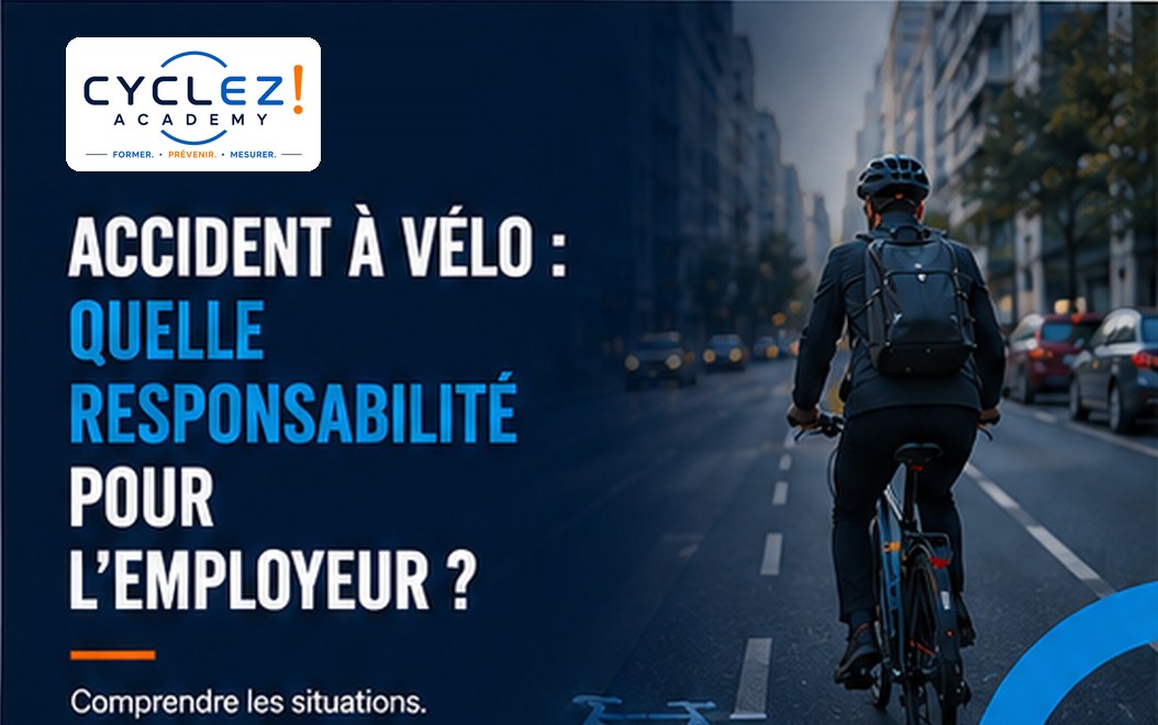 Accident à vélo : quelle responsabilité pour l'employeur ? Comprendre les situations.